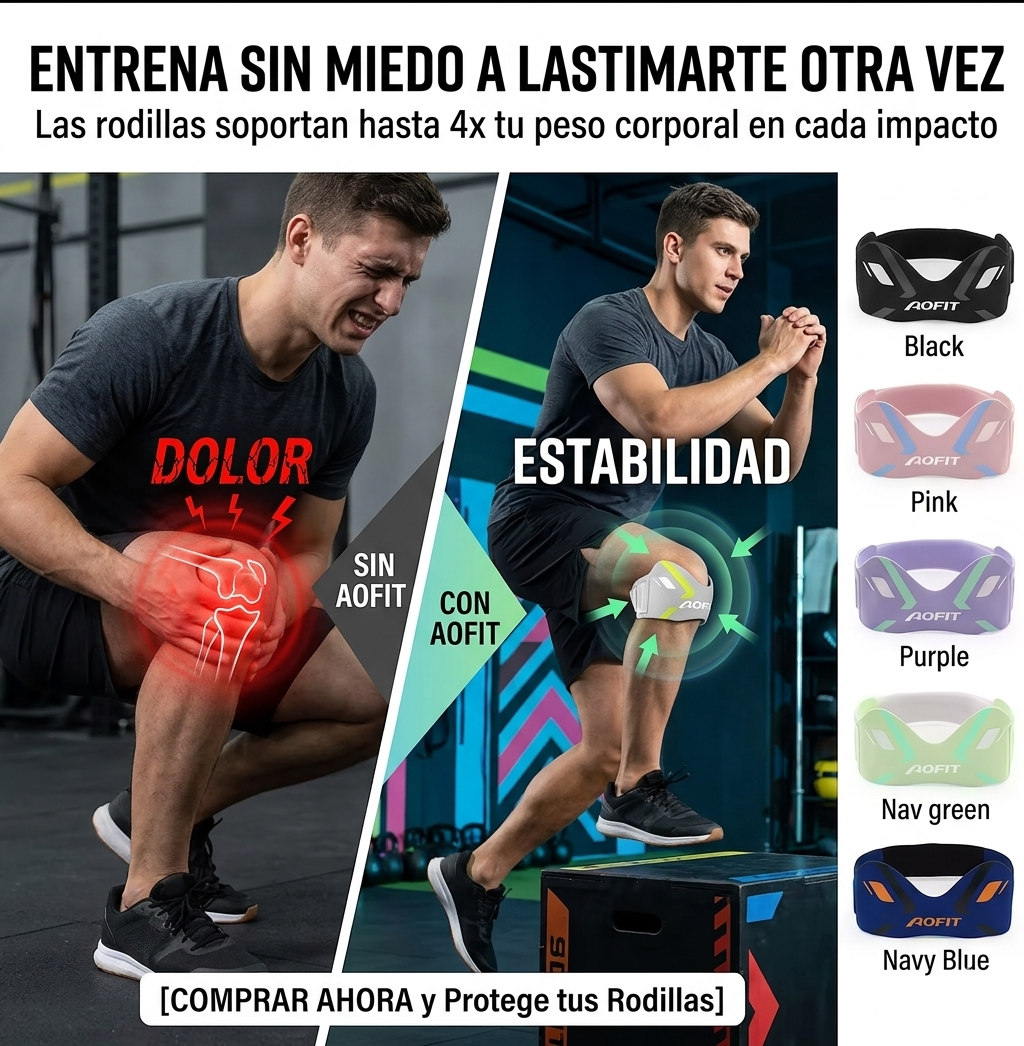 Banda Patelar Estabilidad y Alivio Deportivo